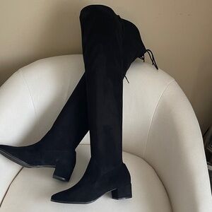 NEW Chinese Laundry Elegant Black Over-the-Knee Boot